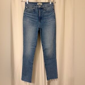 Madewell Perfect Vintage Jean in Classic Blue Size 26